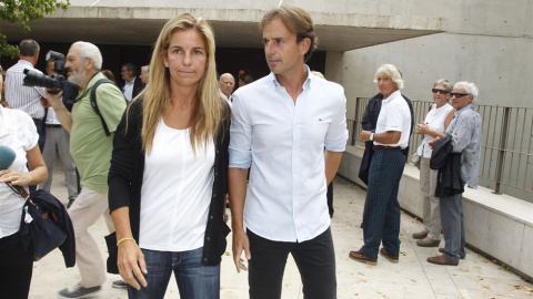 Arantxa Sánchez Vicario y su marido José Santacana. EUROPA PRESS.