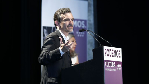 El portavoz de Podemos en la Asamblea de Madrid, José Manuel López. E.P.