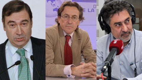 Pedro J, Hermann Tersch y Luis del Pino