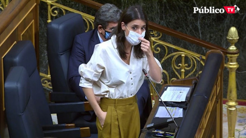 El alegato de Irene Montero y Pilar Vallugera contra el proxenetismo en el Día contra la Explotación Sexual y la Trata de Personas