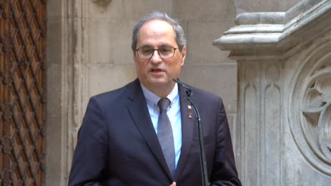 Torra rechaza declarar ante el TSJC: "Hiciera lo que hiciera, dijera lo que dijera, la sentencia ya está escrita"