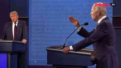 Trump vs Biden: un debate marcado por la bronca y el insulto