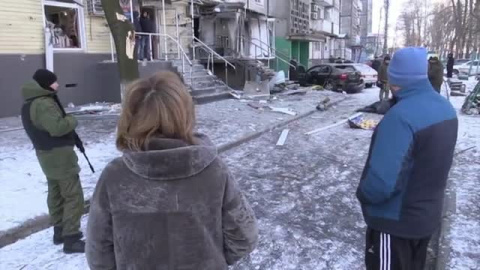 Al menos 4 muertos en el ataque a un edificio de viviendas en Donetsk