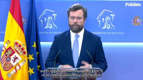 Espinosa de los Monteros, sobre la posible derogación del derecho al aborto en EEUU: "El fallo puede que se haya revertido porque estamos en un contexto político muy distinto"