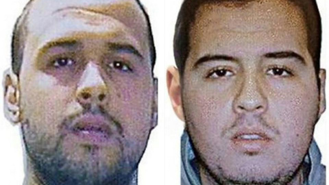 Imagen de los hermanos El Bakraoui difundida por Interpol. - AFP