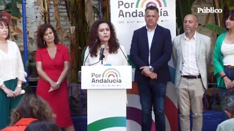 Inmaculada Nieto, candidata de Por Andalucía, pide disculpas: "Hablarle a la gente de sus cosas, no vamos a hablar más de las nuestras"