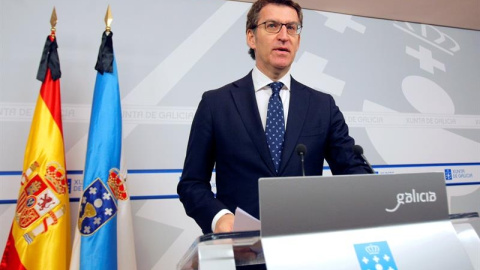 El presidente de la Xunta de Galicia, Alberto Núñez Feijóo. EFE/Xoan Rey