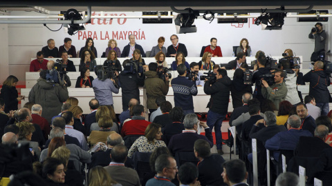 Imagen de la reunión del Comité Federal del PSOE del pasado febrero. EFE