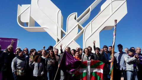 Celebración de Podemos del Aberri Eguna en Donostia. / Podemos.