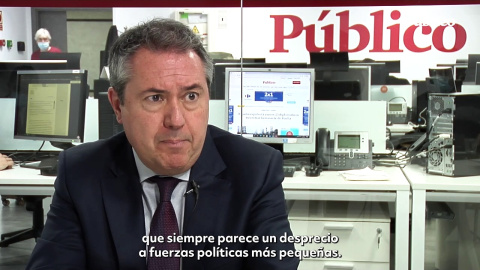 Juan Espadas: "El PSOE va a trabajar por una interlocución que sea útil y constructiva desde la izquierda"