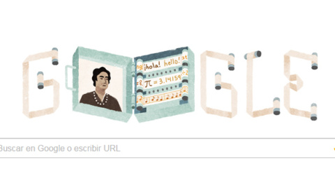 Doodle de Google sobre Ángela Ruiz Robles