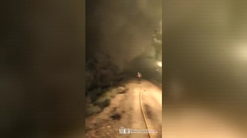 Estabilizado el incendio de Leyre en Navarra pero el fuego sigue su avance en Zamora