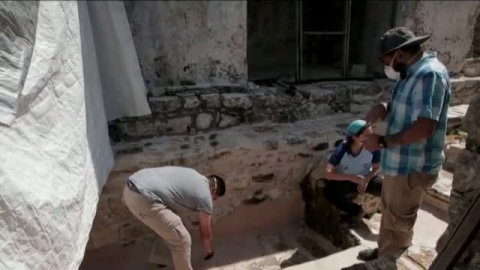 México descubre una nueva cabeza en el sitio arqueológico de Palenque  