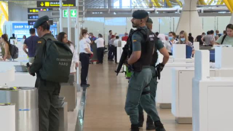 Barajas se blinda para la cumbre de la OTAN