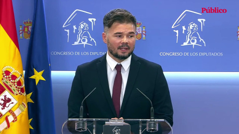 Gabriel Rufián pide al Gobierno que afronte los datos reales y tome medidas permanentes