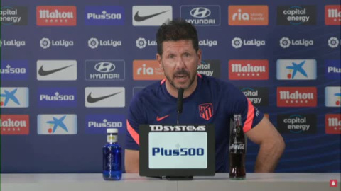 Simeone: "Tenemos un grandísimo respeto por el Real Madrid, pero mucho más por nuestra gente"