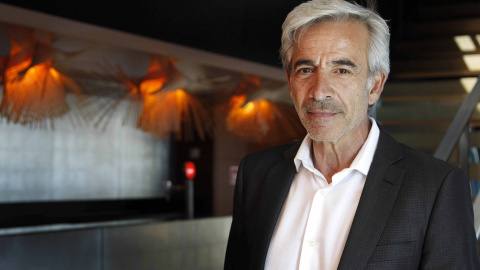 El actor Imanol Arias, durante el encuentro de los galardonados con los Premios Sant Jordi de Cine 2015 que concede RNE con los medios de comunicación. EFE/Marta Pérez