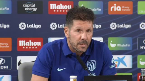 Simeone ante el posible fichaje de Ronaldo: "mañana jugamos con el Getafe, un partido importante para el equipo"