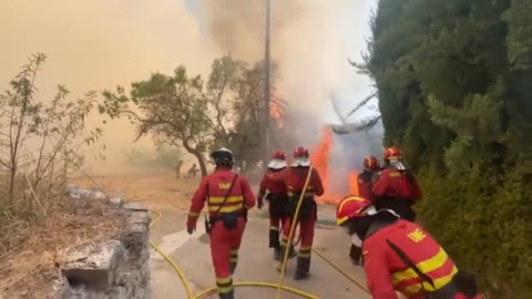 El incendio de Vall d'Ebo sigue causando estragos en Alicante