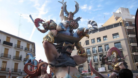 Las fallas han sido declaradas Patrimonio Inmaterial de la Humanidad / EUROPA PRESS