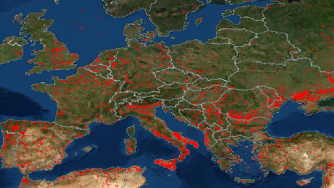 Desde Grecia a Reino Unido: Europa arde