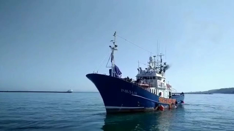 El barco de ayuda humanitaria Aita Mari viaja hacia la zona de Malta