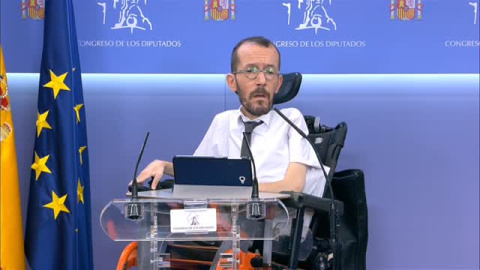 Echenique califica los comentarios de Simón sobre las enfermeras de "desafortunados" pero evita tildarlos de 'machistas'