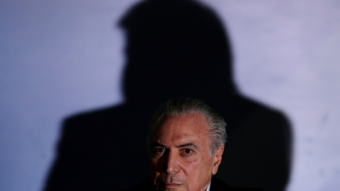 El presidente de Brasil, Michel Temer, durante una conferencia de prensa. - REUTERS