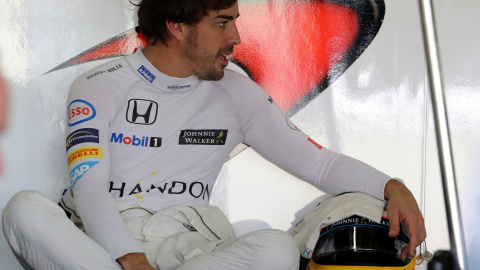 Fernando Alonso en el pasado GP de Brasil. /REUTERS