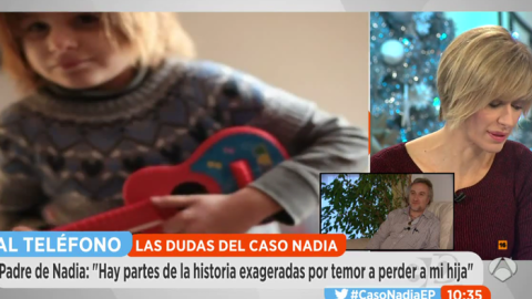 El padre de Nadia reconoce en 'Espejo Público'  que exageró por miedo a perder a su hija