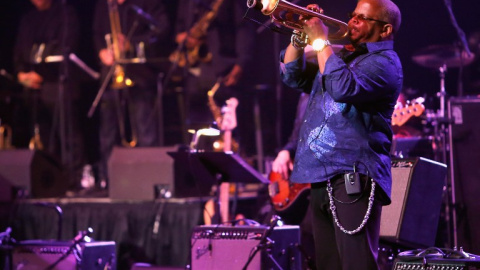 Terence Blanchard, durante una actuación en Nueva Orleans. - AFP