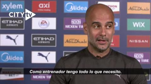 Guardiola renueva con el Manchester City hasta 2023: "Tengo todo lo que necesito"