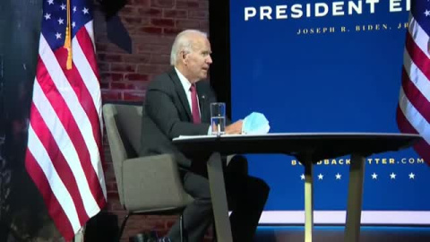 Biden y Harris mantienen su primera reunión de trabajo sobre el covid como miembros del Ejecutivo