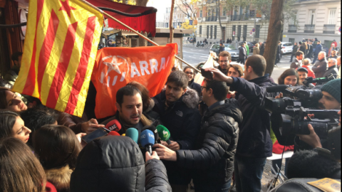 Un dels independentistes detinguts declara després de quedar en llibertat. @JaumeTai