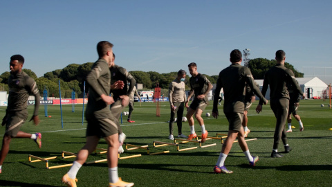 Entrenamiento del Atlético de Madrid