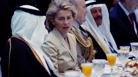 La ministra de Defensa alemana Ursula von der Leyen, en Bahrein, esta semana. REUTERS/Hamad I Mohammed