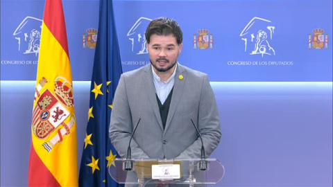  Rufián sobre los PSG: "La Casa Real no debe tener ningún tipo de partida"