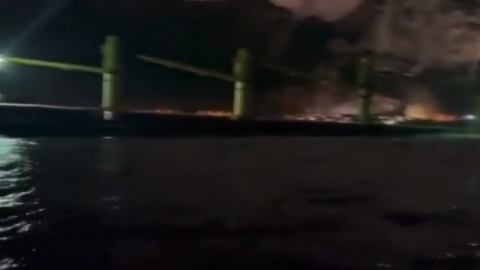 Alarma en el Estrecho de Gibraltar tras el choque de dos barcos   