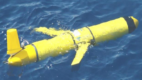 Imagen de un dron submarino similar al capturado por China a EEUU en aguas internacionales. Foto: US Navy