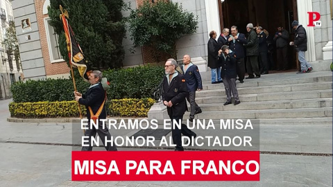 Entramos en una misa en honor al dictador