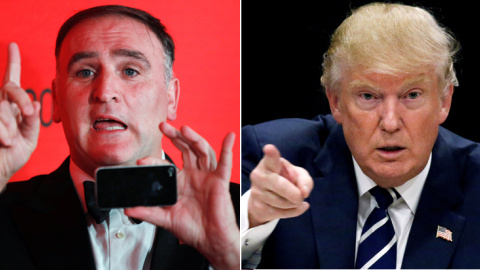 Trump declarará por el litigio con el cocinero español José Andrés dos semanas antes de tomar posesión. REUTERS