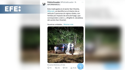 Asesinan a tiros a una alcaldesa de Ecuador en medio del estado de excepción