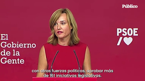 Pilar Alegría, tras la supresión del impuesto de patrimonio: "Los andaluces van a sufrir el recorte en todo lo que se refiera al Estado del bienestar"