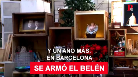 Y un año más, en Barcelona se armó el belén