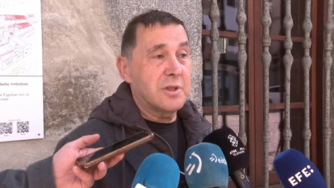 Arnaldo Otegi vota en Elgoibar: "Hay una tendencia al alza de la izquierda soberanista"