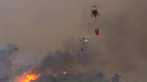 La dura vida de los pilotos de extinción de incendios 