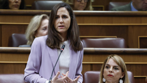 Belarra, sobre la vivienda: "Hay gente para la que el día 1 de cada mes es como si fuera el día 30, porque en cuanto pagan el alquiler se les queda la cuenta tiritando"