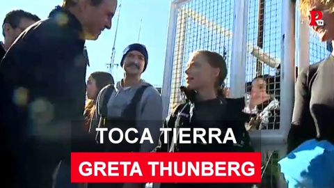 Greta Thunberg toca tierra