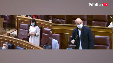 La discusión entre Odón Elorza y Macarena Olona por el chat que hablaba sobre fusilamientos