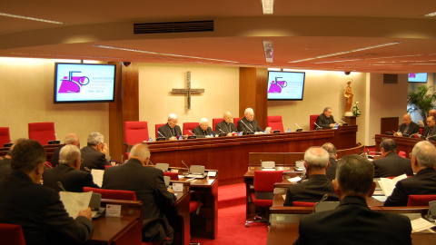 Reunión del plenario de la Asamblea de la Conferencia Episcopal.